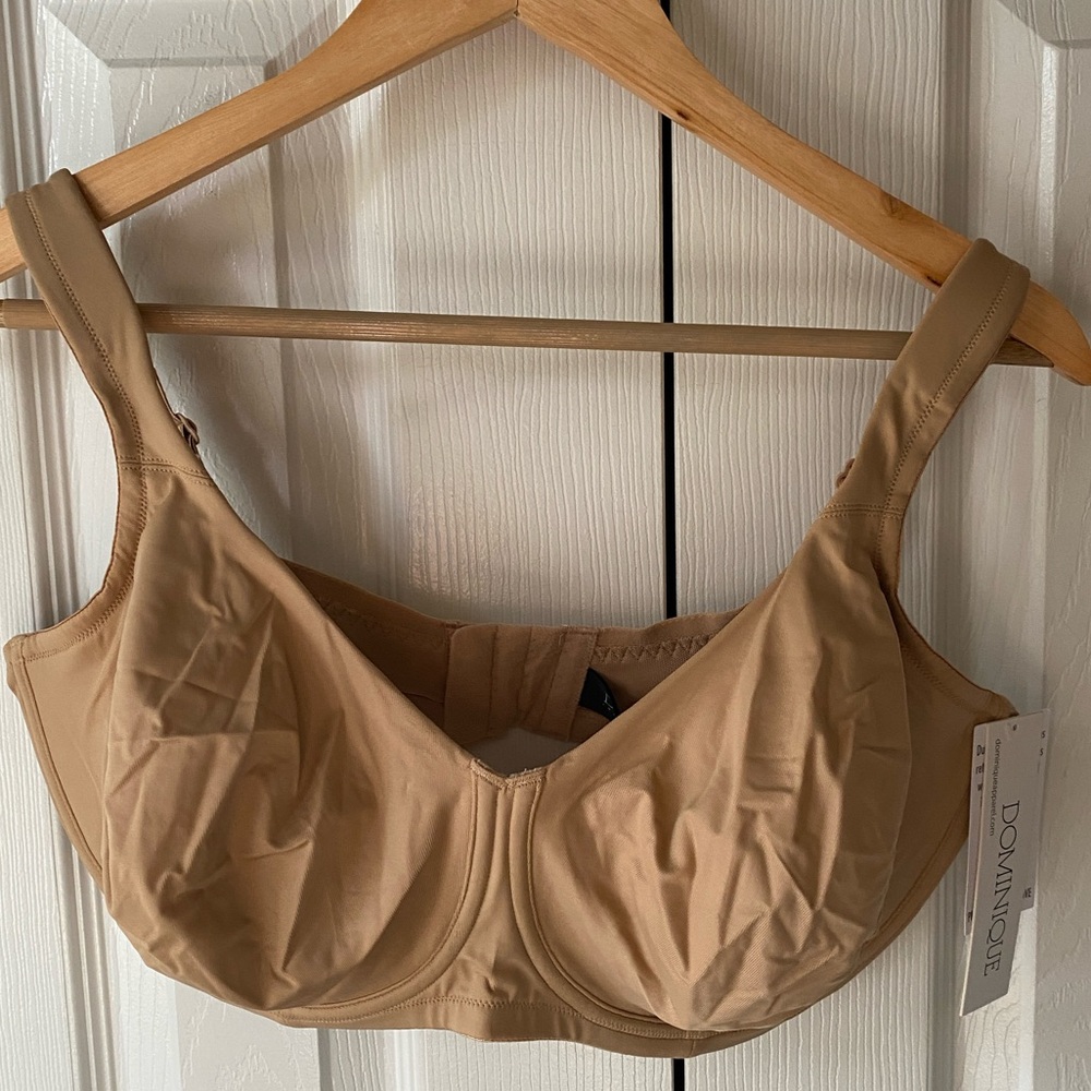 🆕 DOMINIQUE Marlena Medium Beige Seamless Everyday Sling Shaping Bra 7500 38G - Picture 3 of 10